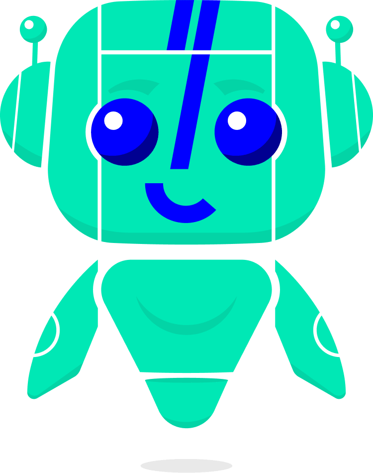 happy robotalp mascot