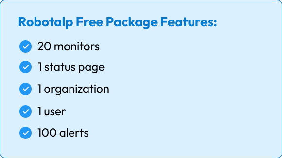 robotalp free package features
